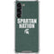 Michigan State University Spartans Nation Galaxy S24 FE Clear Case